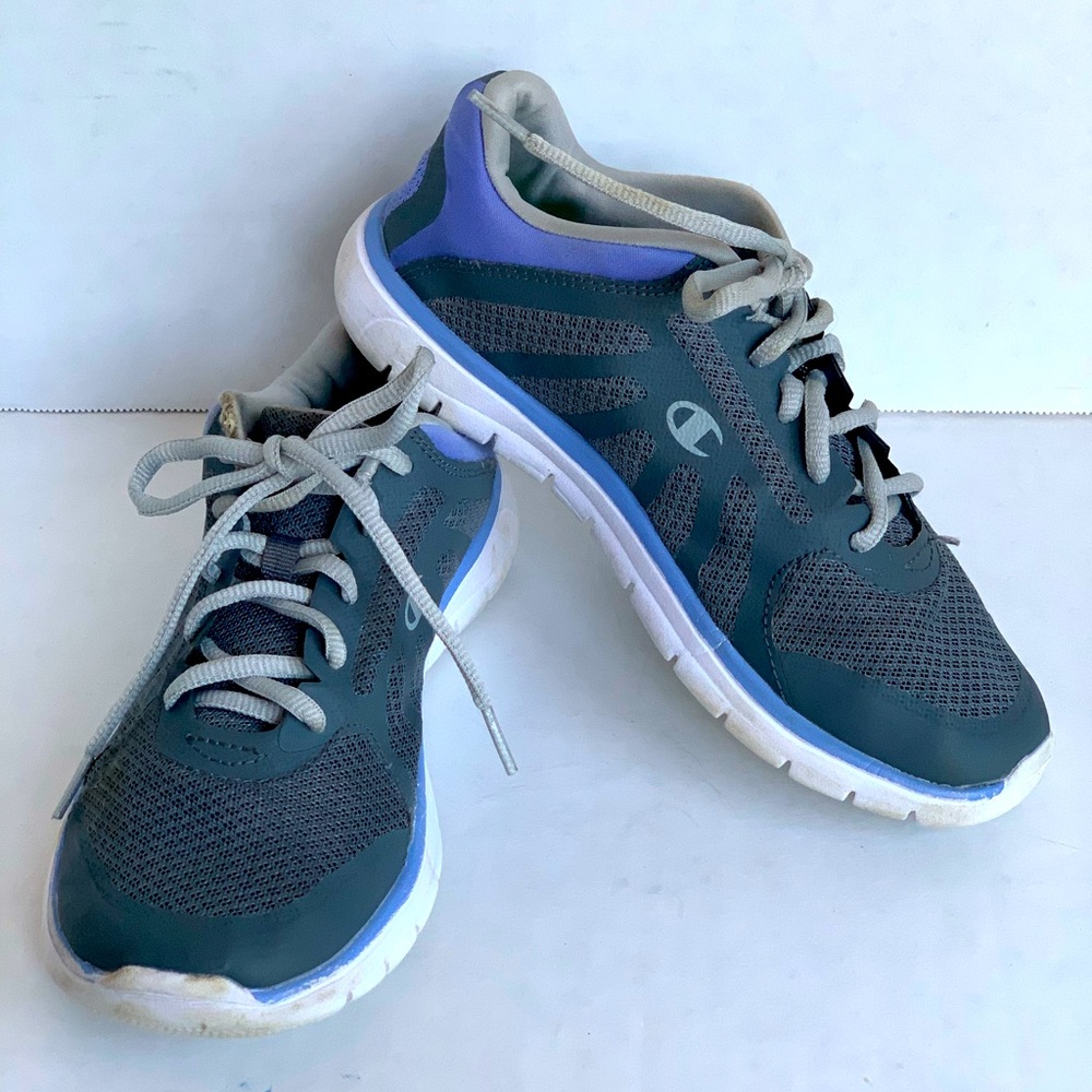 CHAMPION, Boys, Purple/Grey, Sneakers, Size 3.5